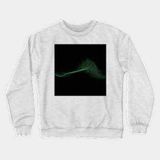 gamer green wave Crewneck Sweatshirt